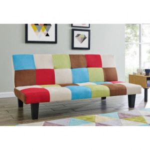 Georgia 3 Seater Fabric Sofa Bed - Multi Coloured