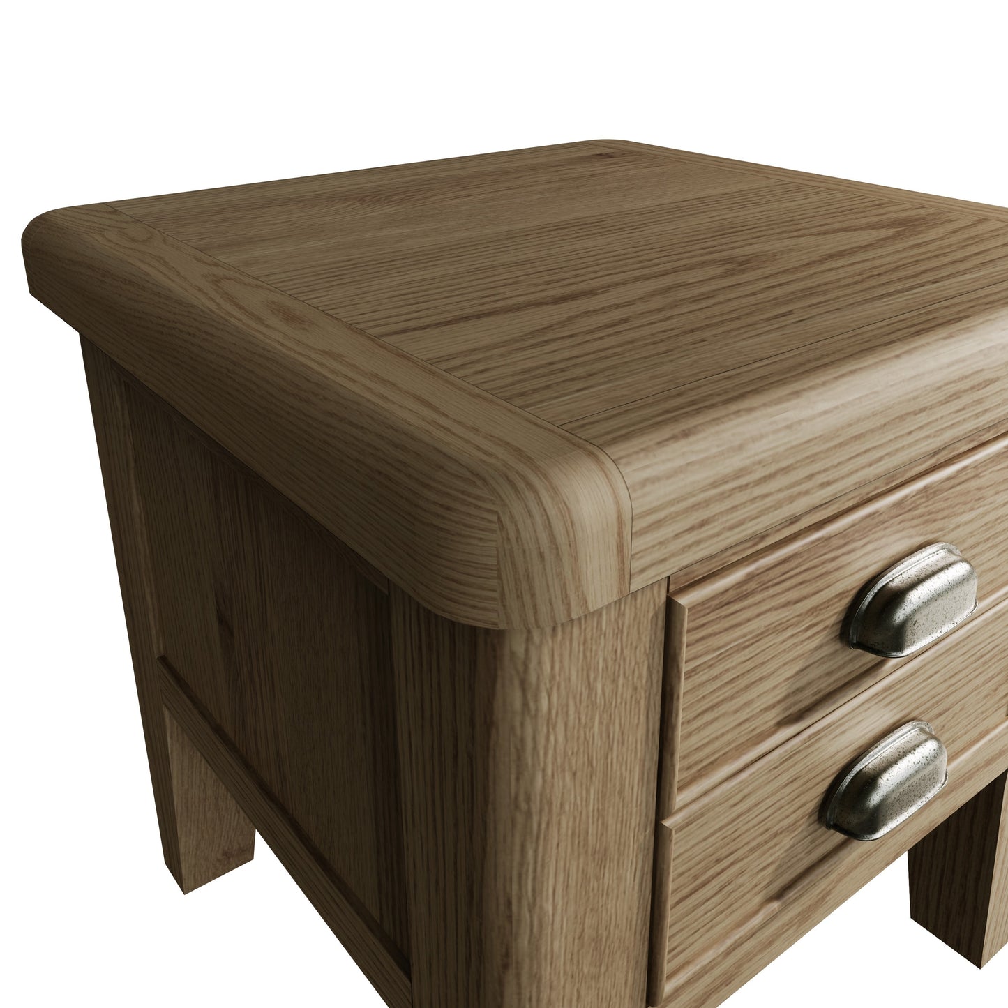 Helios Smoked Oak Lamp Table