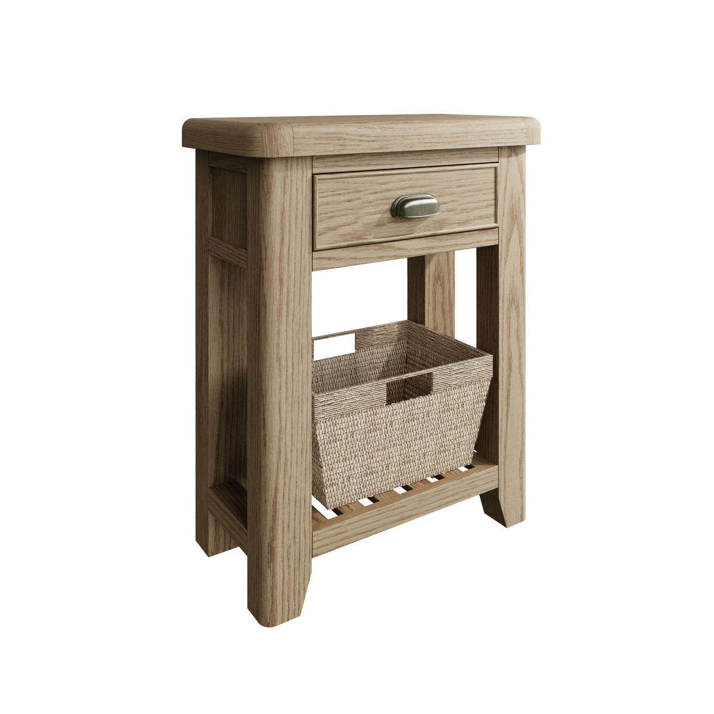 Helios Smoked Oak Telephone Table