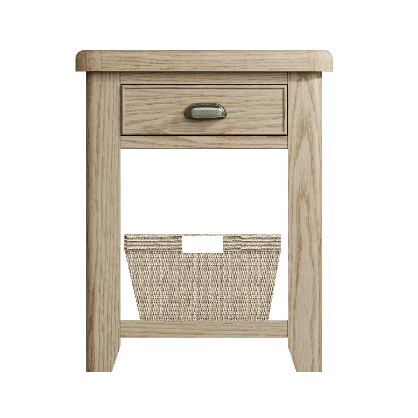 Helios Smoked Oak Telephone Table