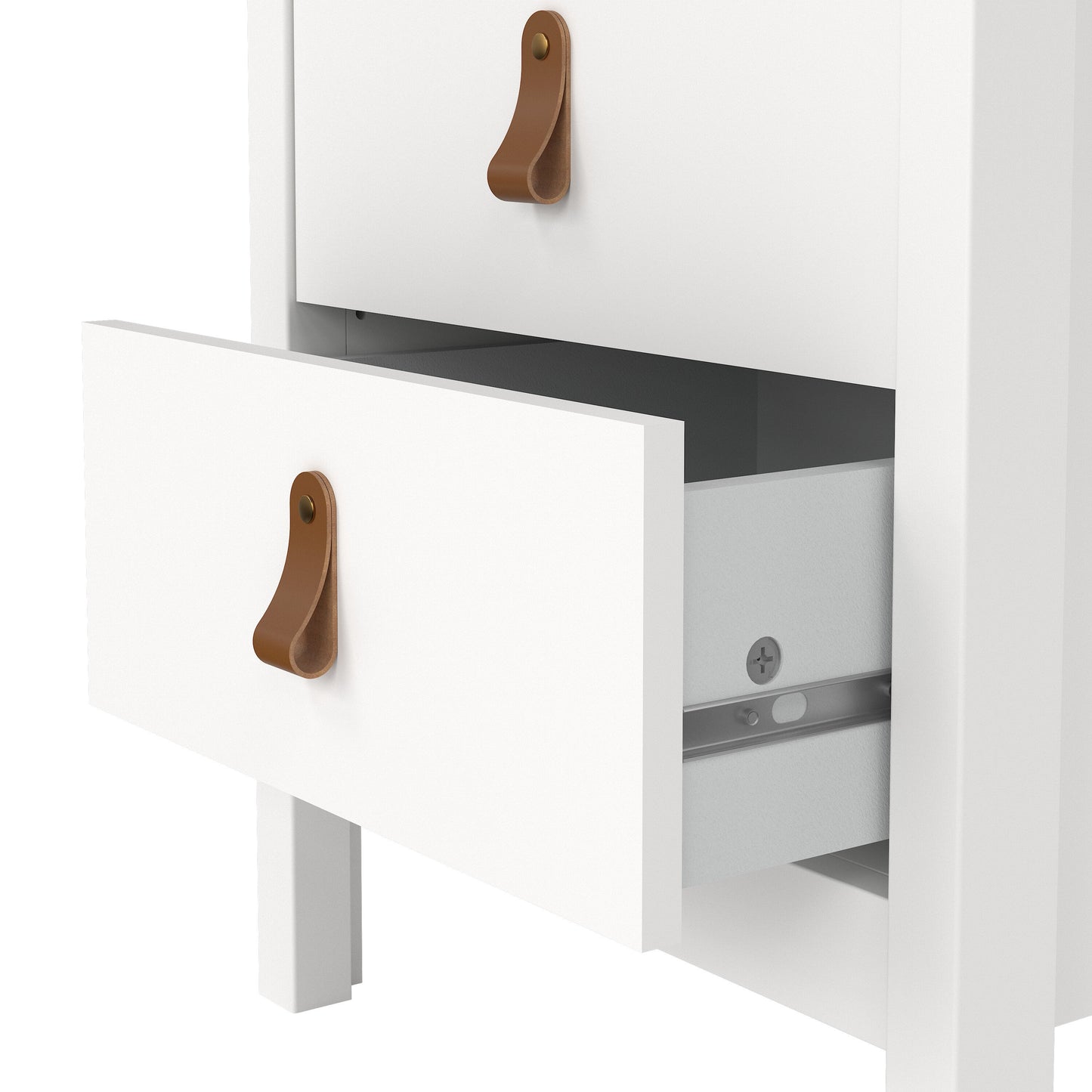 Madrid 3 Drawer Chest - White