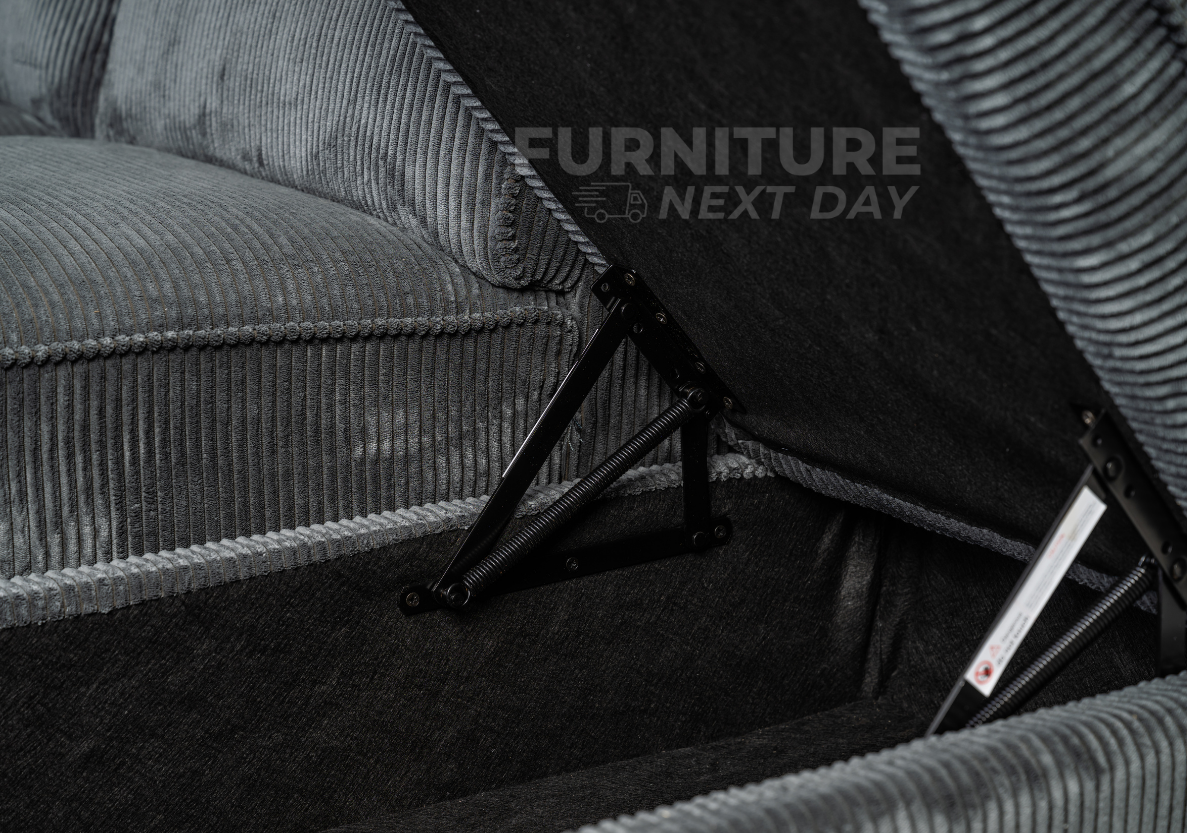 Portballo Corner Suite with Pull out Bed and Ottoman - Grey