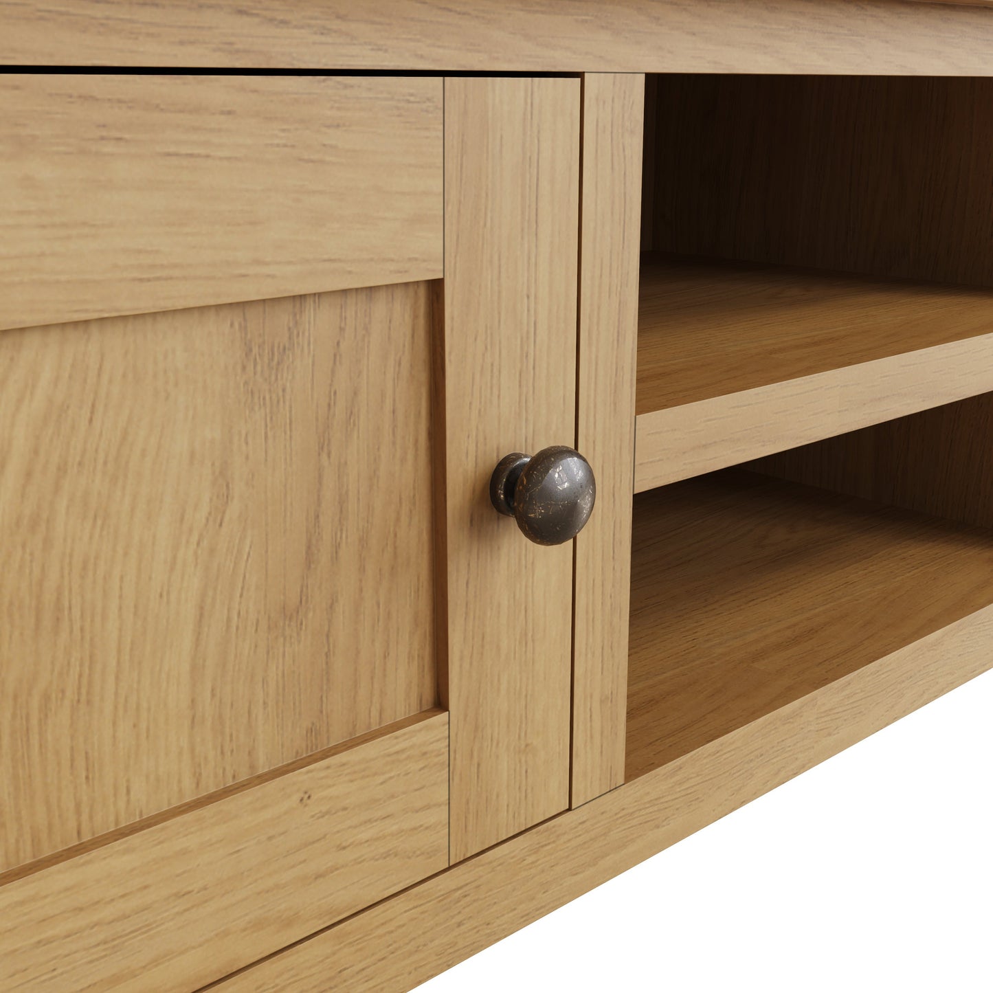 Rhodes Oak Large TV Unit