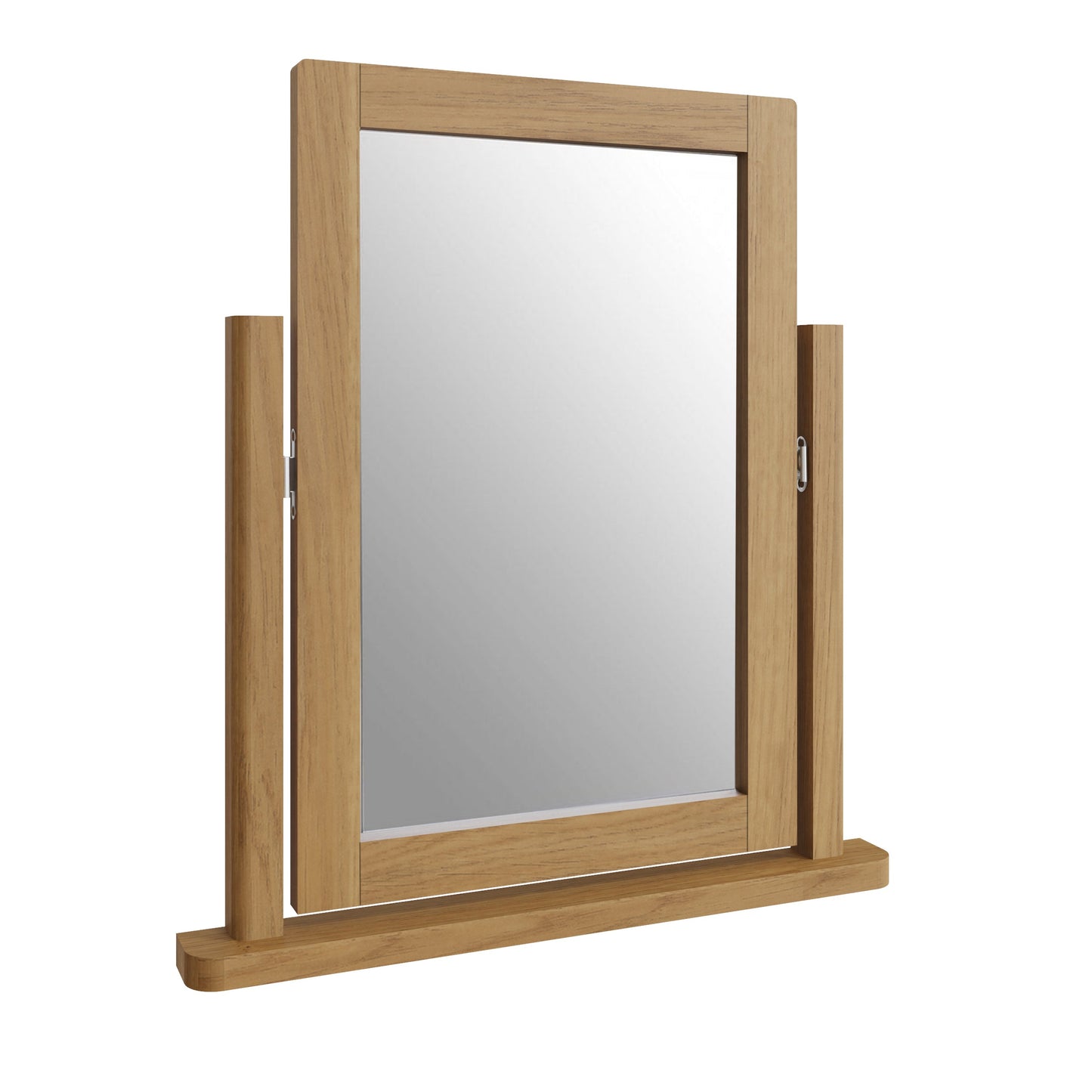 Rhodes Oak Trinket Mirror