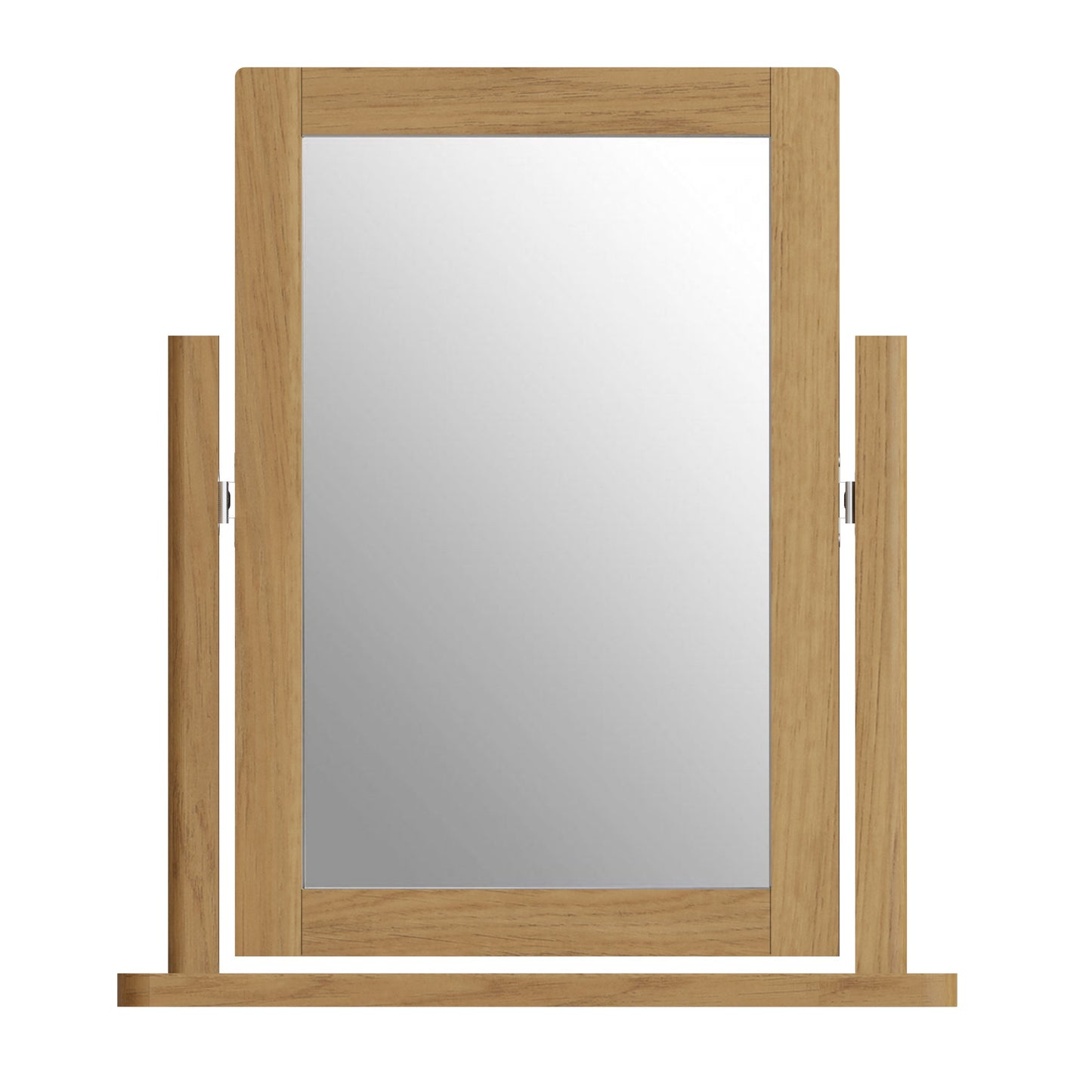 Rhodes Oak Trinket Mirror