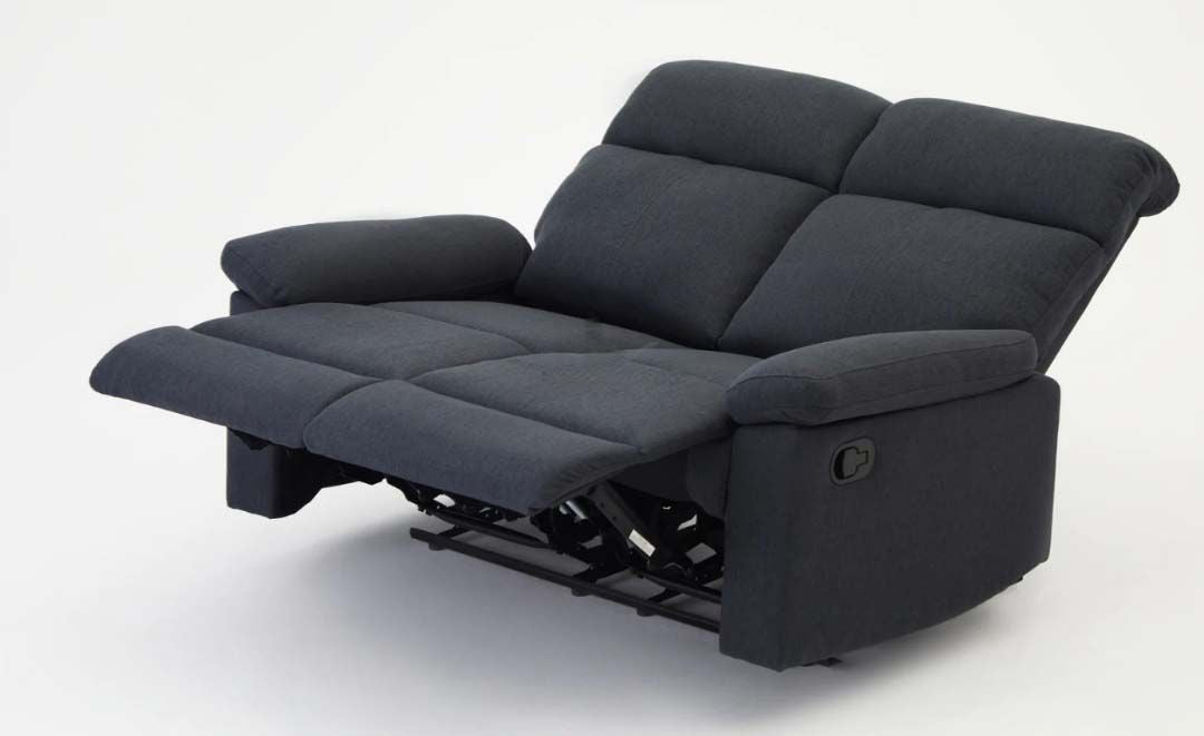 Isla 2 Seater Recliner - Dark Grey
