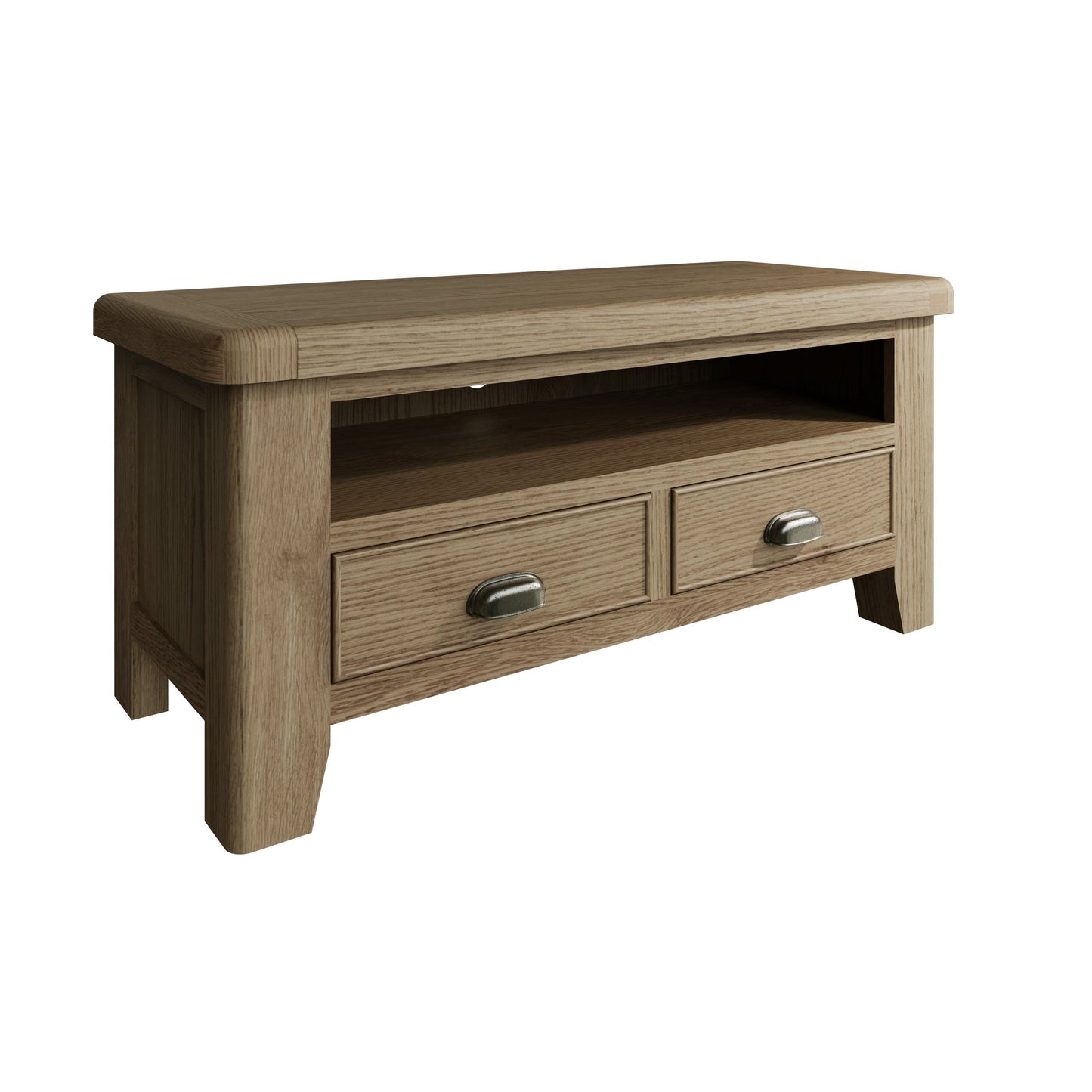 Helios Smoked Oak Occasional Set- TV Unit, Lamp Table, Coffee Table & Bookcase
