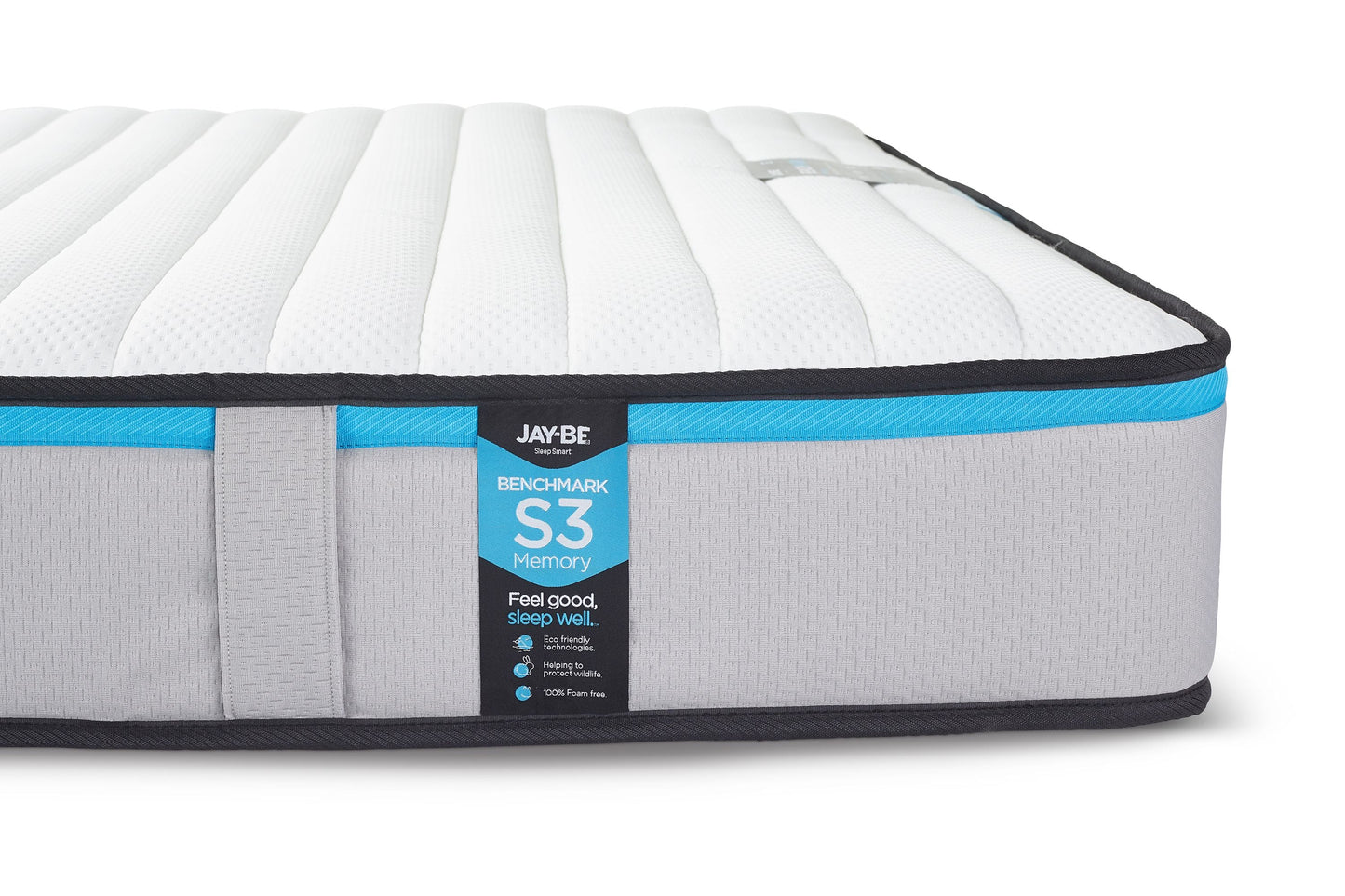 Jay-Be Benchmark S3 Memory Eco Friendly Mattress - King