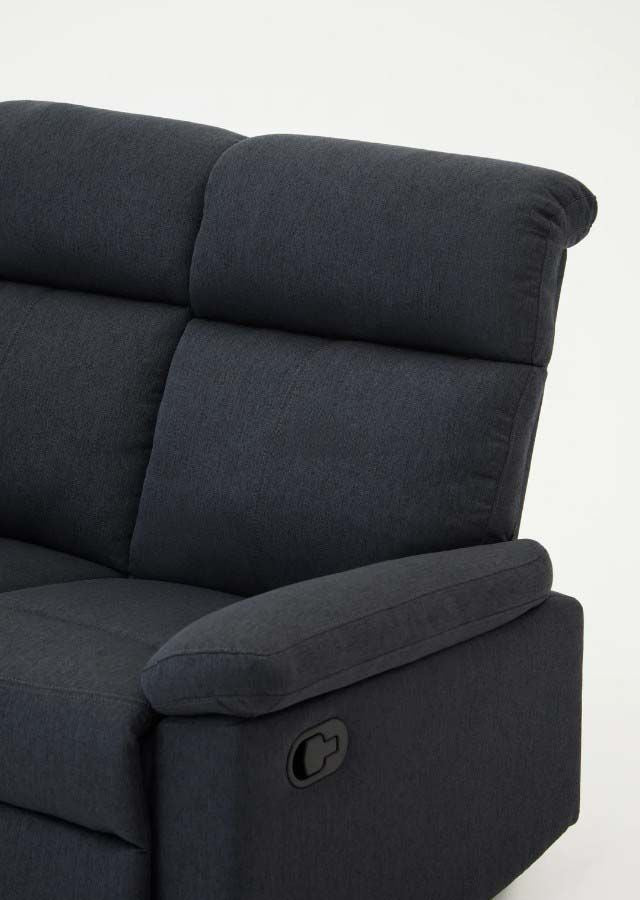 Isla 2 Seater Recliner - Dark Grey