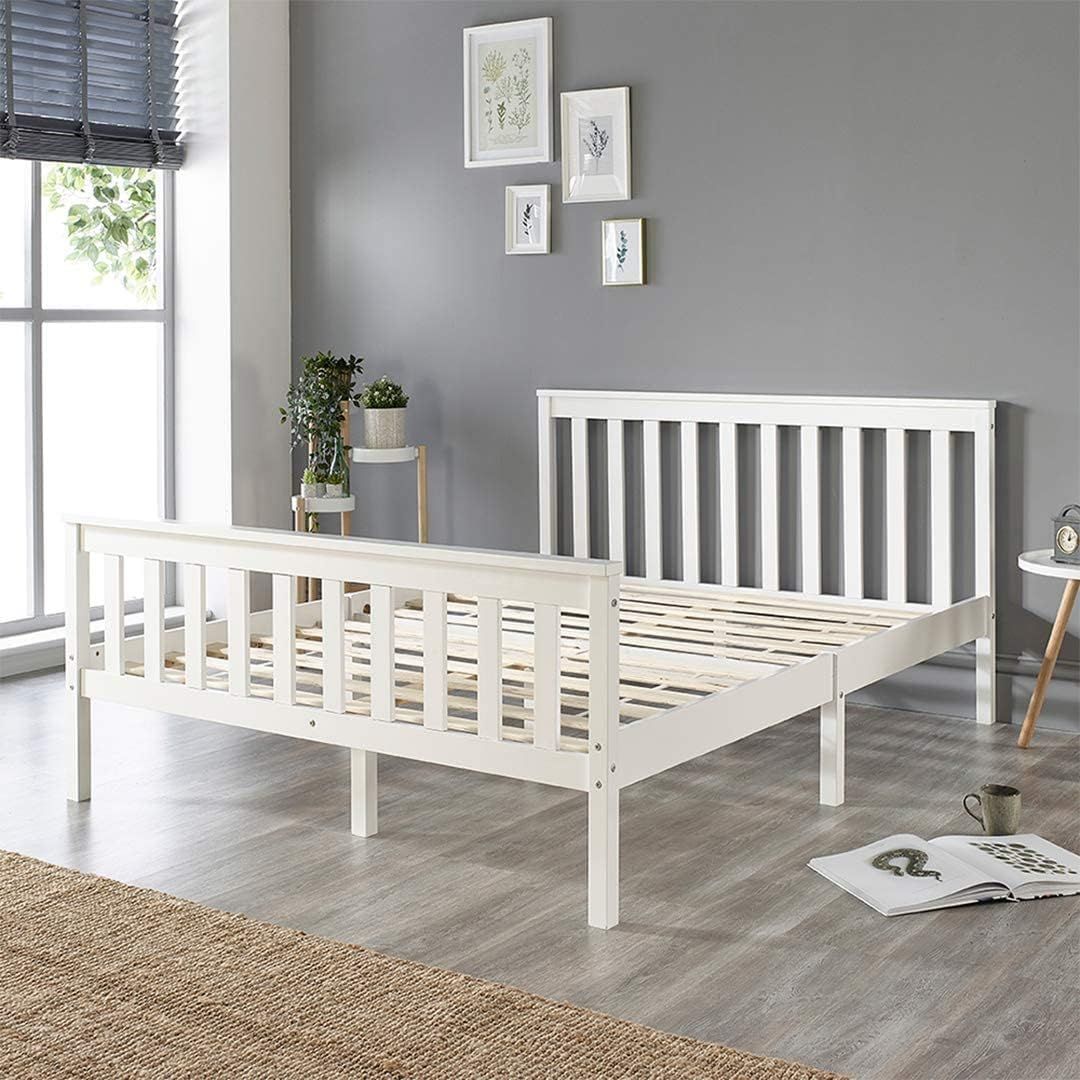 Atlantic King Size Bed- White