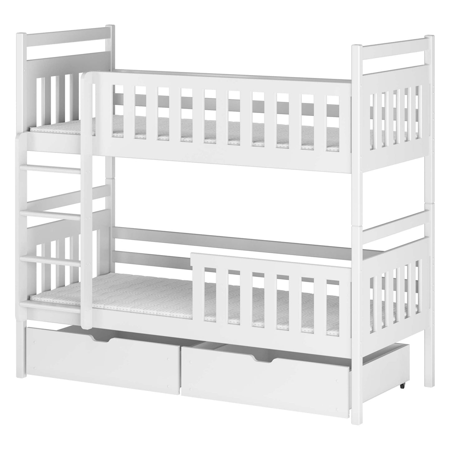 Monika Bunk Bed with Storage - White Matt