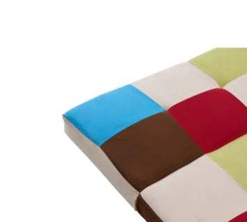 Georgia 3 Seater Fabric Sofa Bed - Multi Coloured