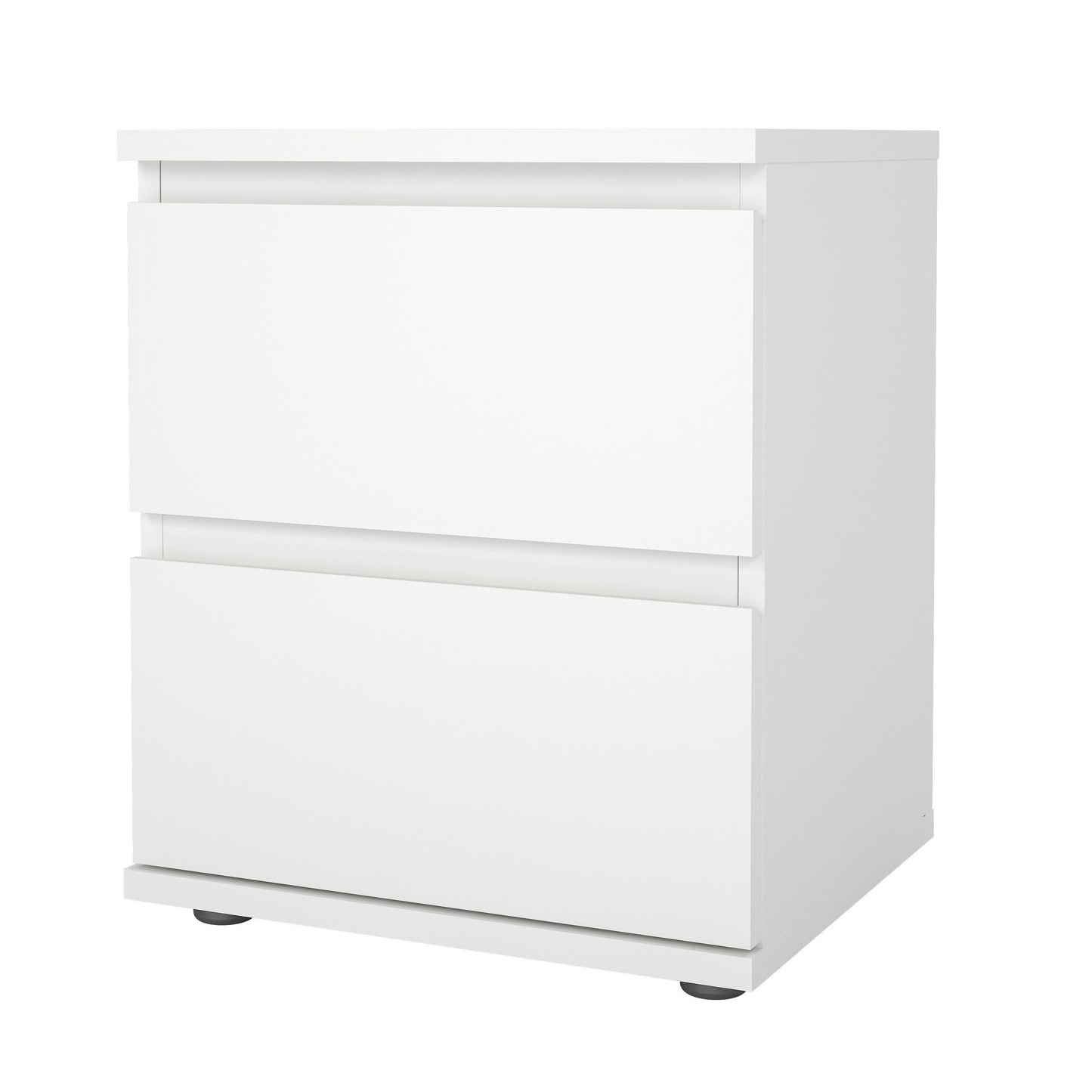 Nova 2 Drawer Bedside- White