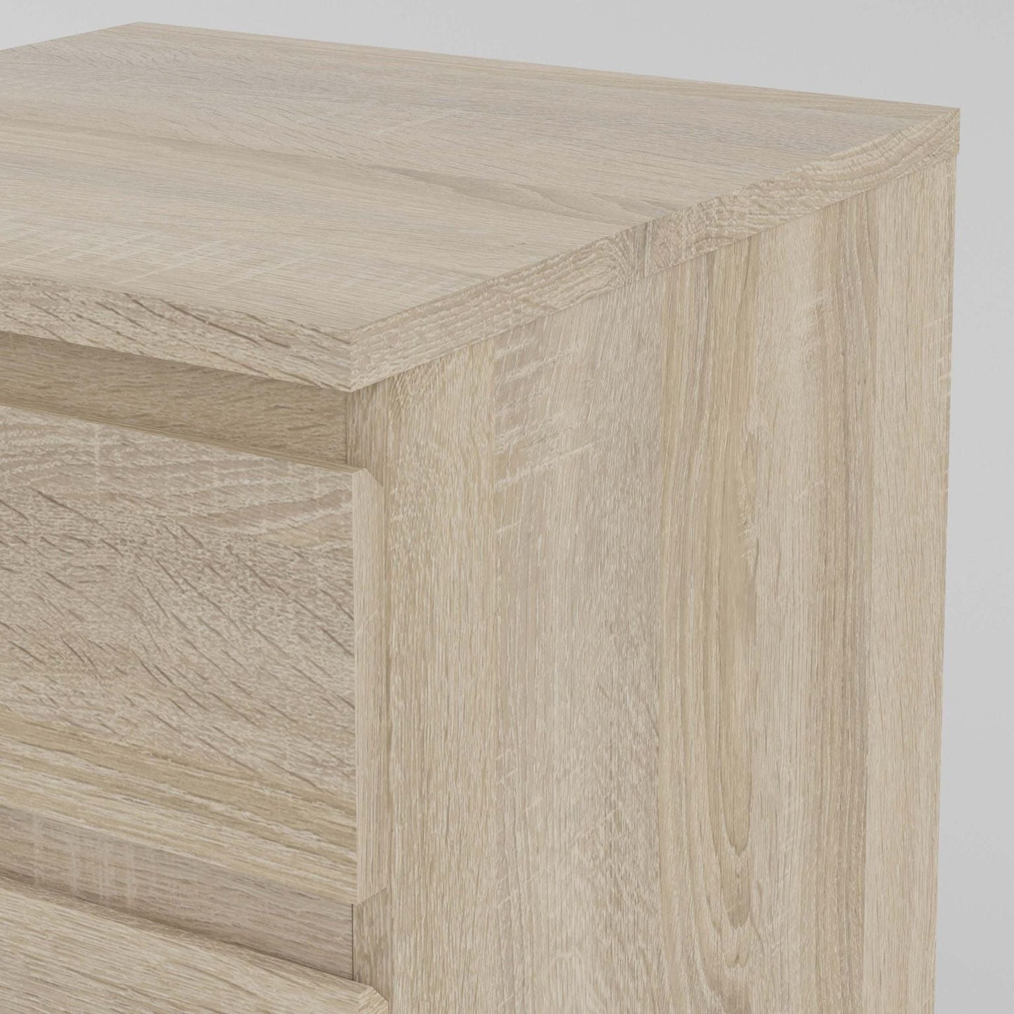 Nova Narrow Chest of 5 Drawers- Oak