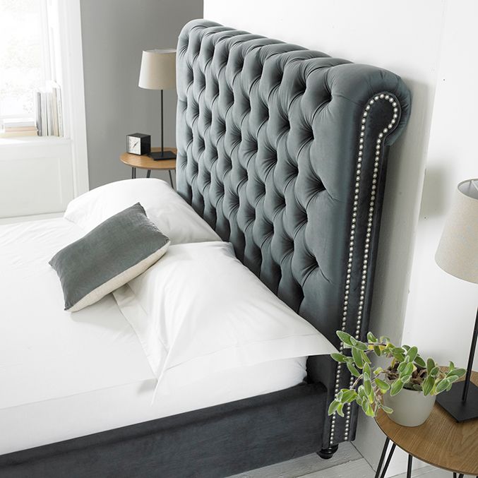 Seville 4'6 Bed - Grey