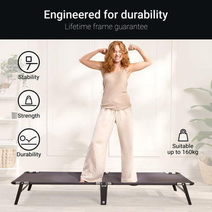 Jay-Be ME70 Mobile Folding Bed with Comfort Mattress