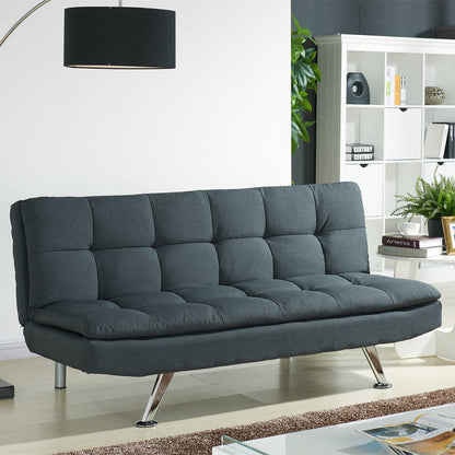 Kingstown  Fabric Sofa Bed-  Charcoal Fabric