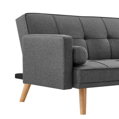 Sarnia V2 Charcoal fabric Sofabed