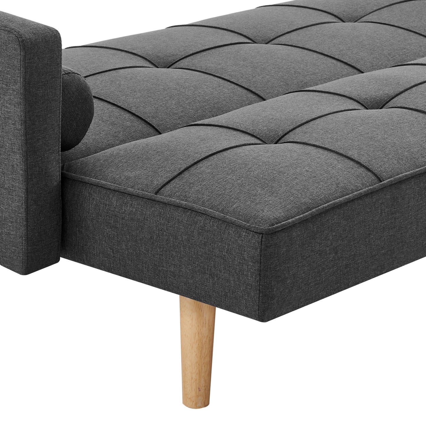 Sarnia V2 Charcoal fabric Sofabed