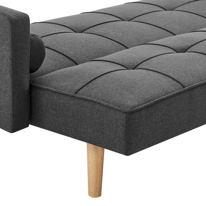 Sarnia V2 Charcoal fabric Sofabed