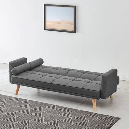 Sarnia V2 Charcoal fabric Sofabed