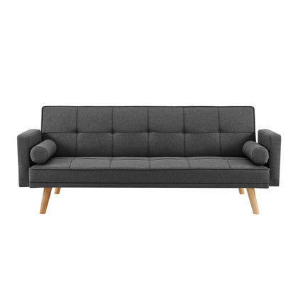 Sarnia V2 Charcoal fabric Sofabed