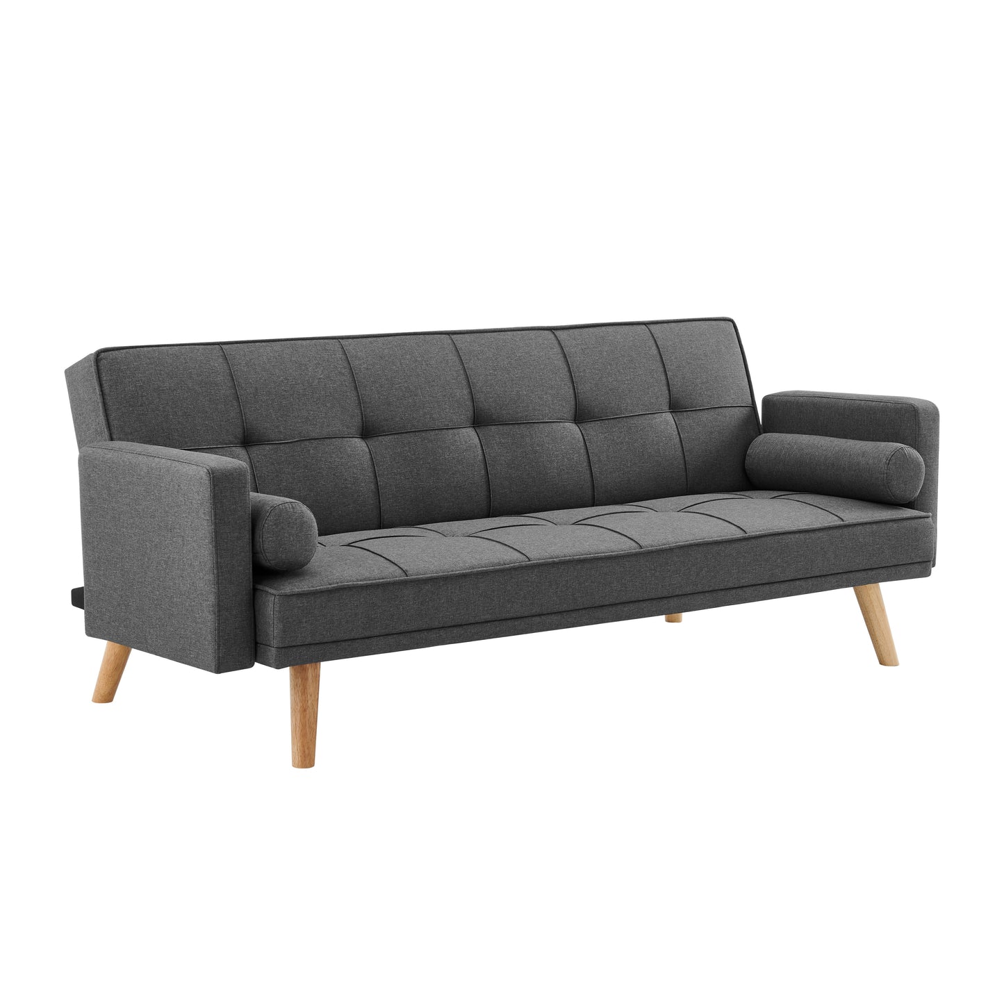 Sarnia V2 Charcoal fabric Sofabed
