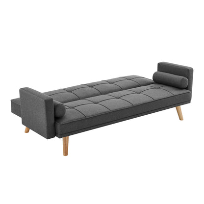 Sarnia V2 Charcoal fabric Sofabed