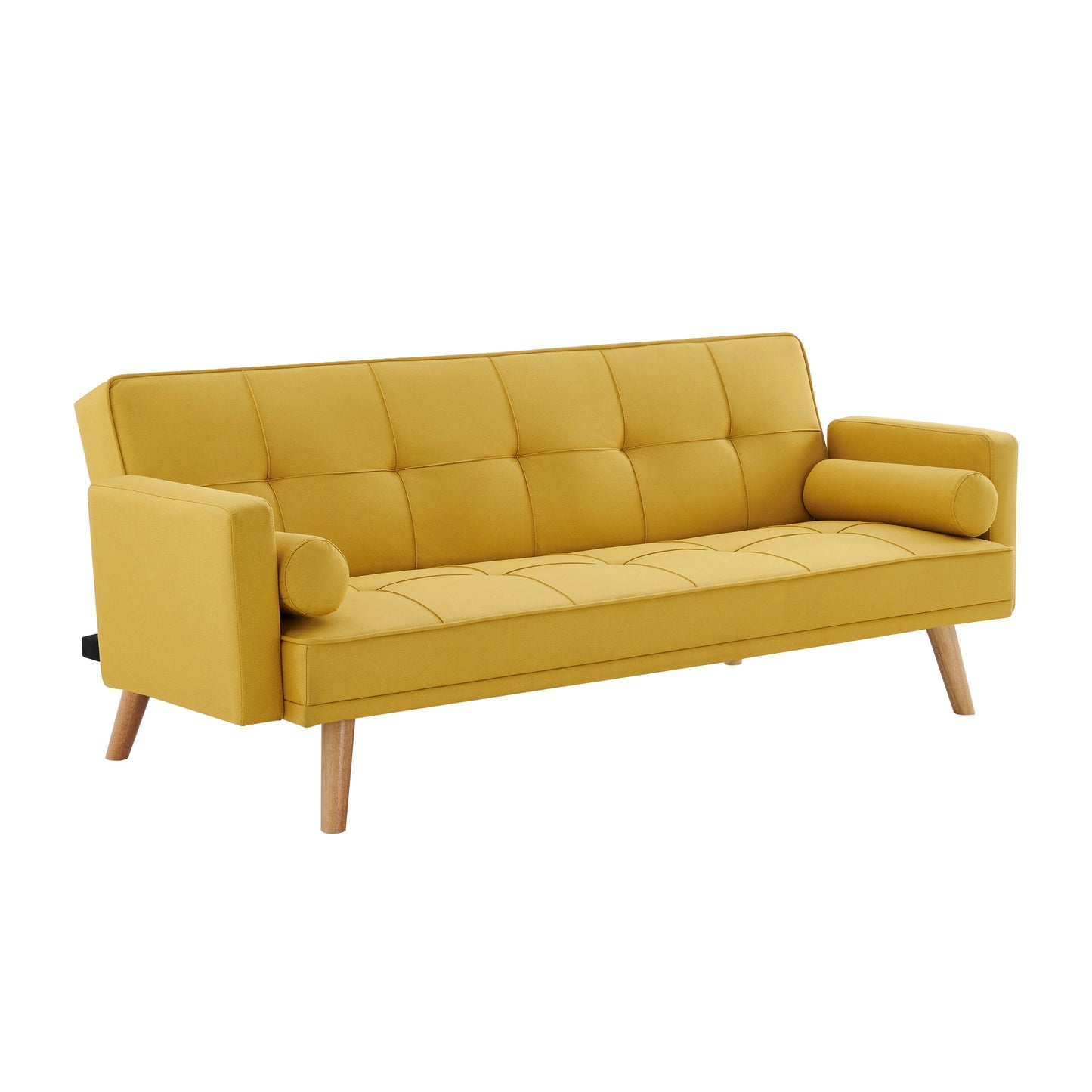 Sarnia V2 Mustard fabric Sofabed