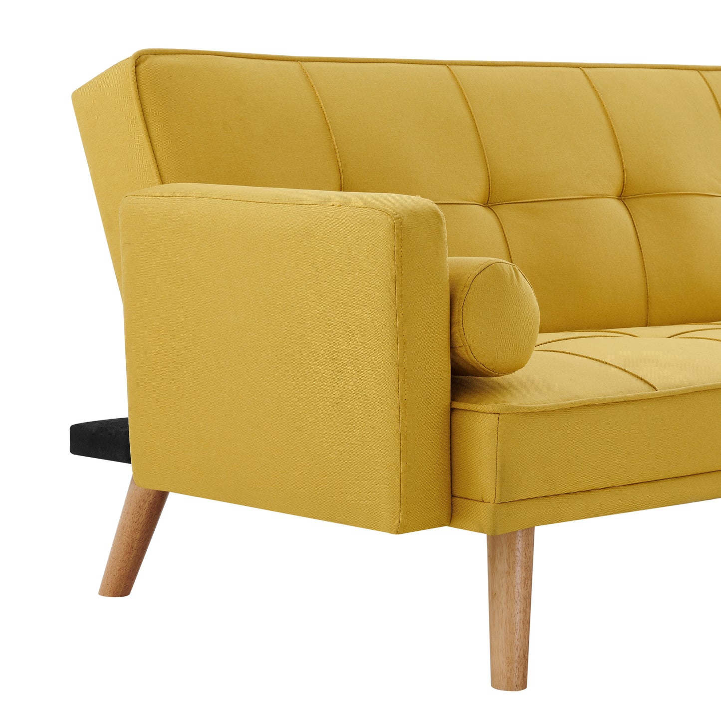 Sarnia V2 Mustard fabric Sofabed