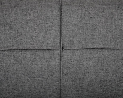 Levine Dark Grey Fabric 3 Seater Sofabed