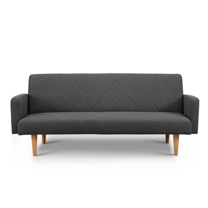 Alexs Dark Grey Fabric Sofa Bed