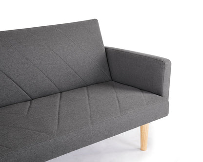 Alexs Dark Grey Fabric Sofa Bed