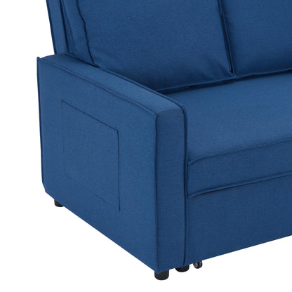 Hugo Blue 2 Seater Pull Out Sofabed