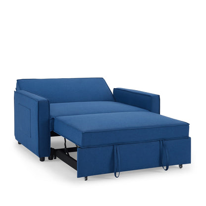 Hugo Blue 2 Seater Pull Out Sofabed