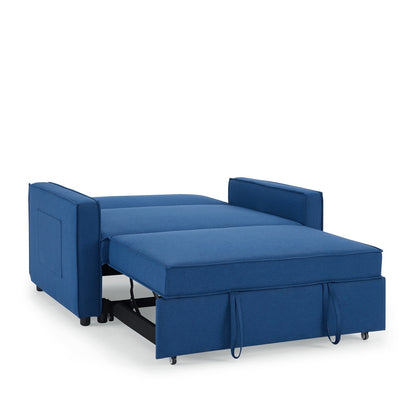 Hugo Blue 2 Seater Pull Out Sofabed