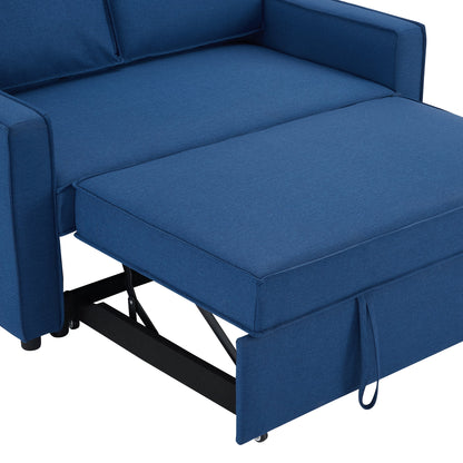 Hugo Blue 2 Seater Pull Out Sofabed