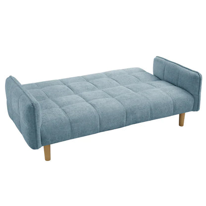 Jemma Blue Chenille Fabric Sofa Bed