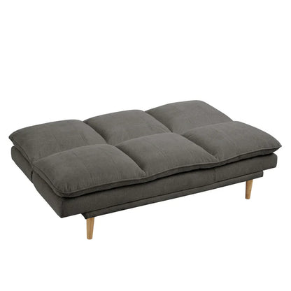 Melody Grey Linen Fabric Sofa Bed