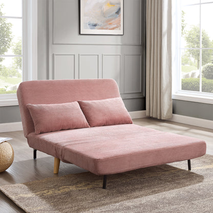 LawsonSofa Bed, Pink Cord