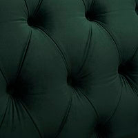 Emma Green Velvet Curved Sofa 1.5s