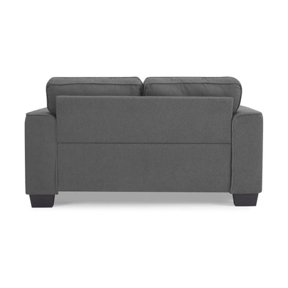Jada Dark Grey Boucle Fabric 2 Seater Sofa
