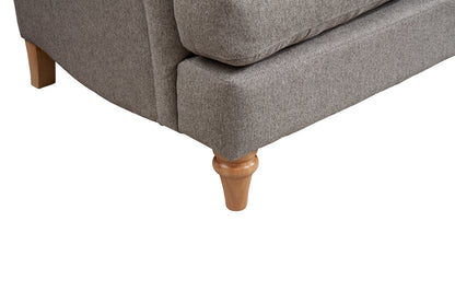 Cambridge 3 Seater Beige Linen Sofa