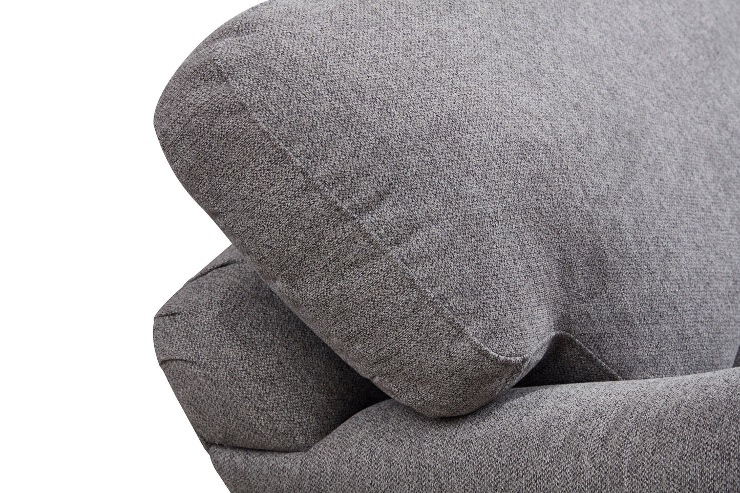 Cambridge 3 Seater Grey Linen Sofa zoom