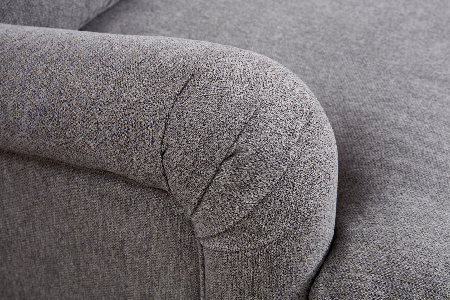 Cambridge 3 Seater Grey Linen Sofa