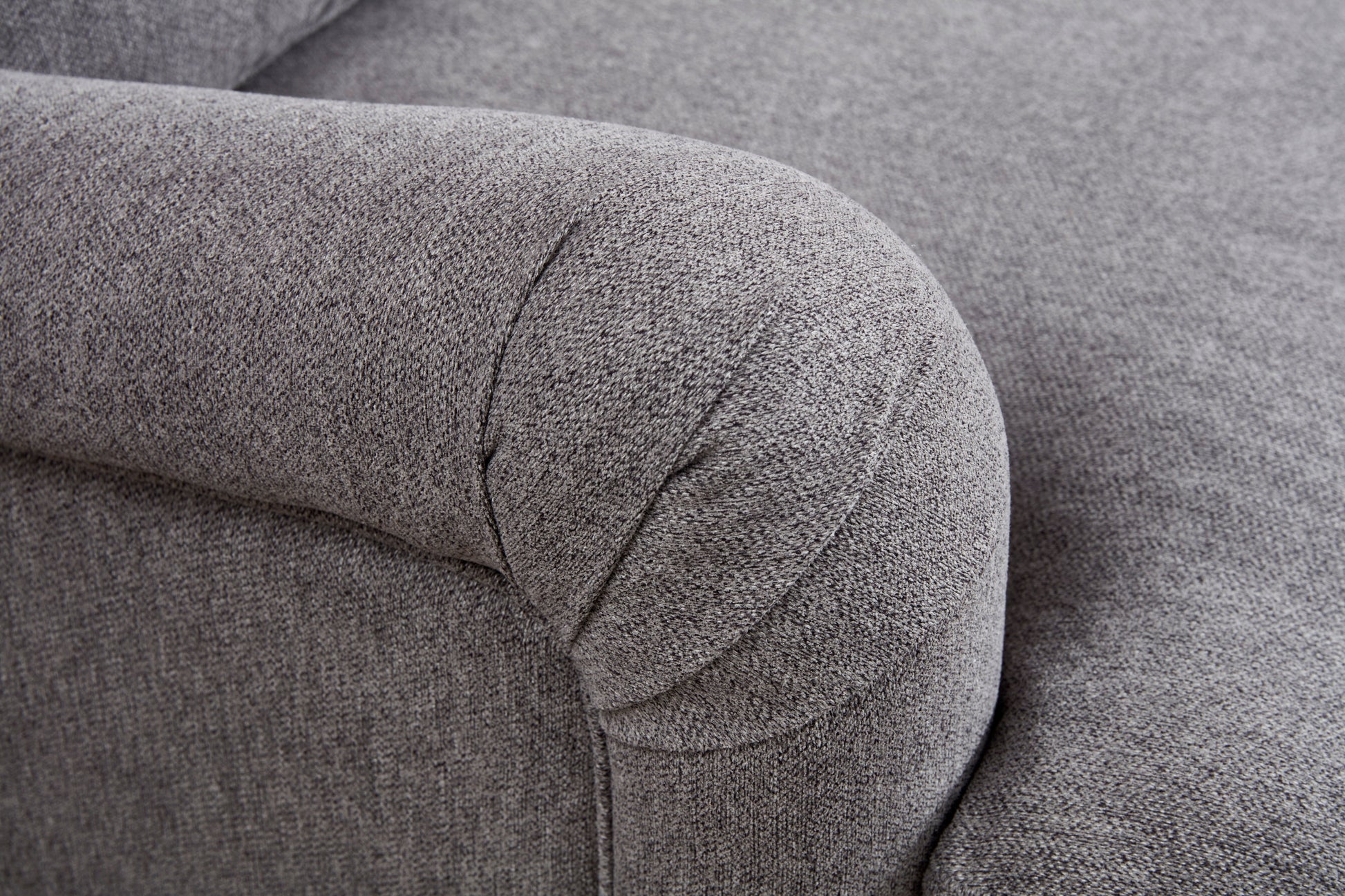 Cambridge 3 Seater Grey Linen Sofa