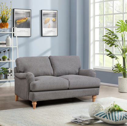 Cambridge 2 Seater Grey Linen Sofa