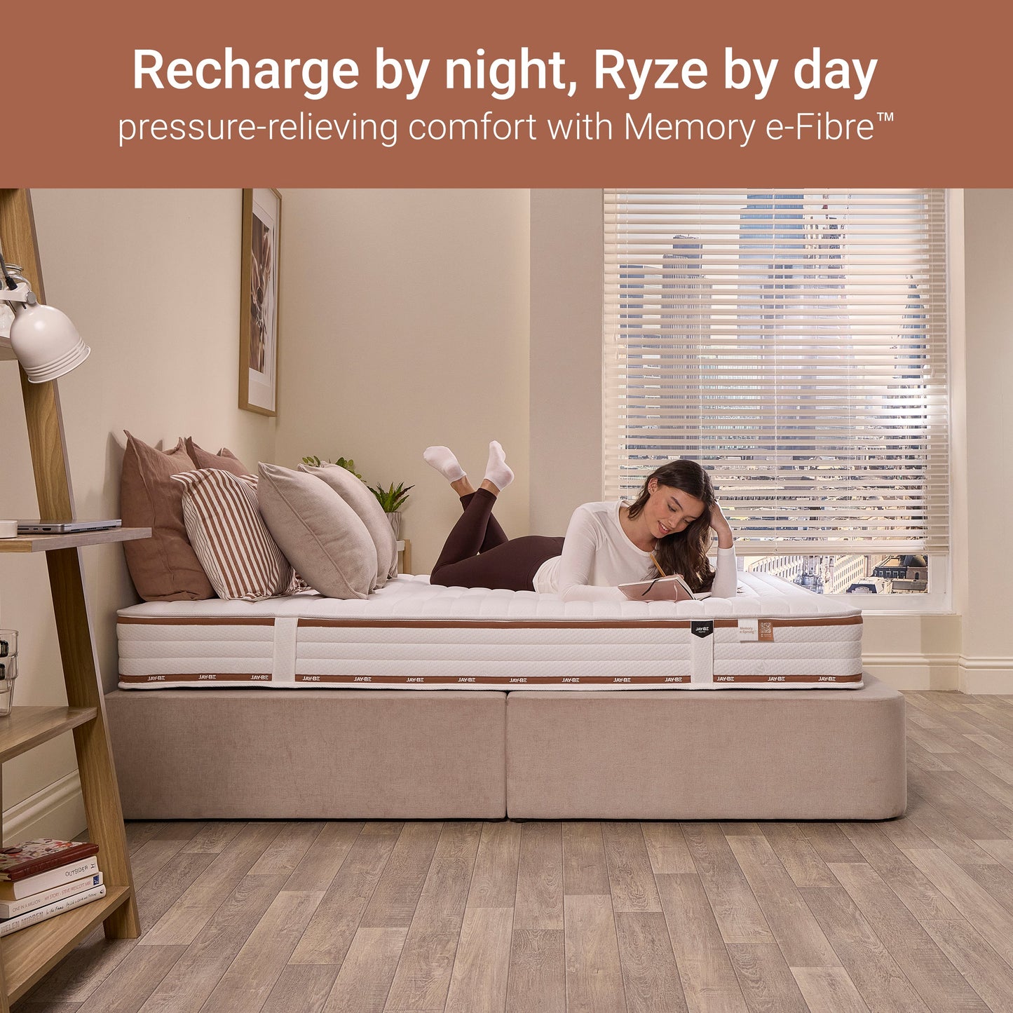 Jay-Be RYZE Memory Deep Quilted Mattress - Small Double