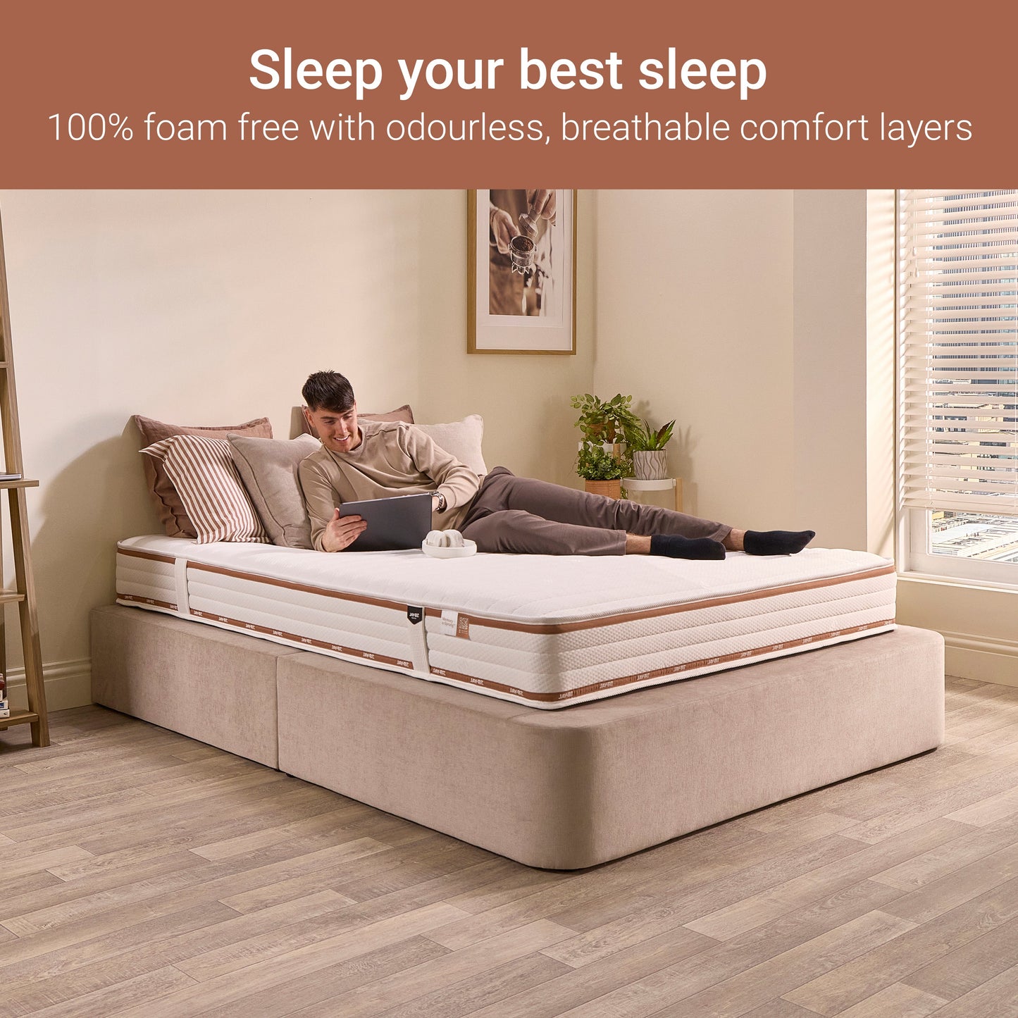 Jay-Be RYZE Memory Deep Quilted Mattress - King