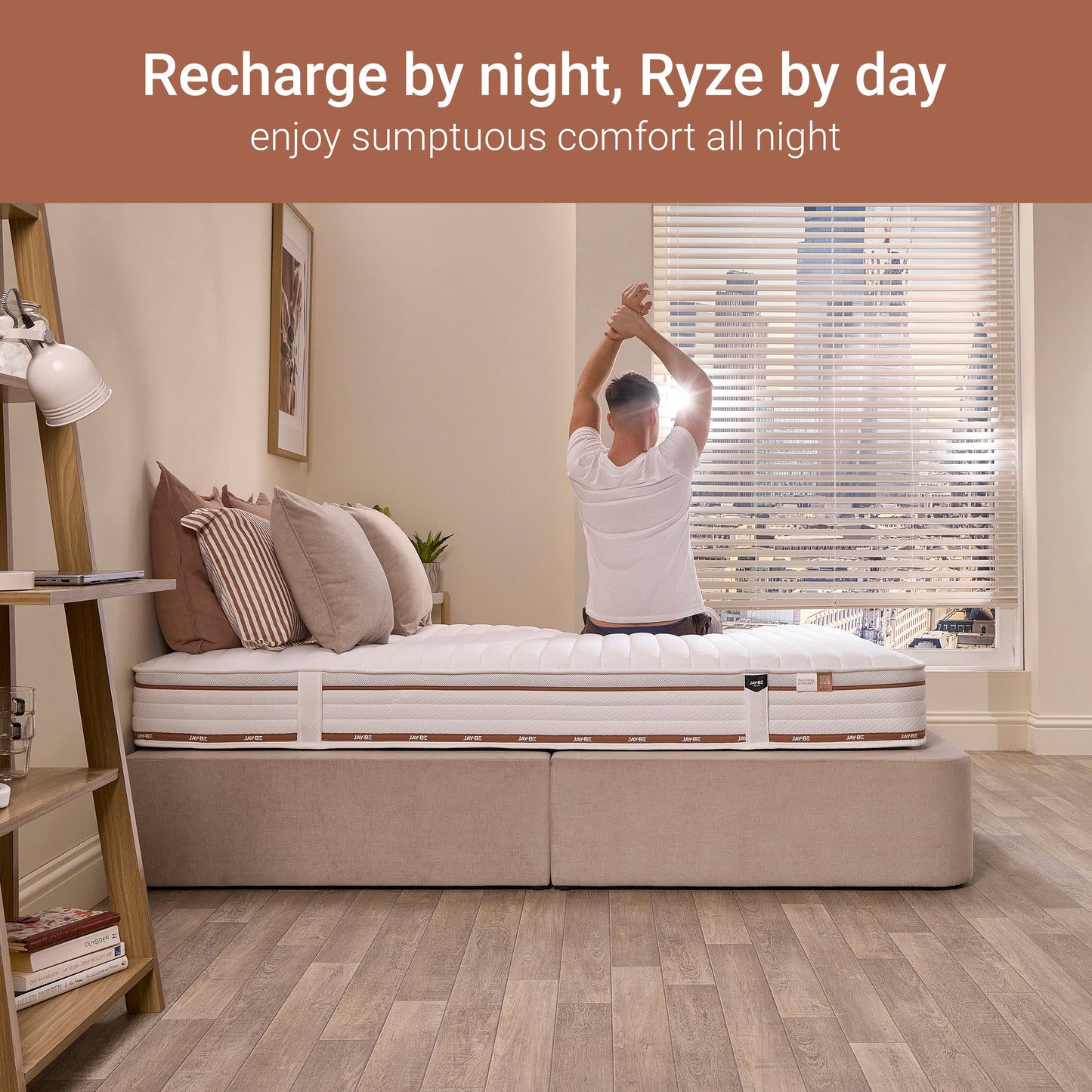 Jay-Be RYZE 800 Pocket Sprung Quilted Mattress - Single